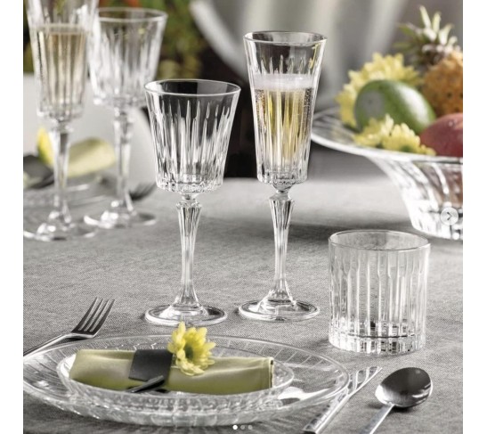 Double Old Fashioned Crystal Glasses, Set of 6 Whiskey Glasses, Perfect for Serving Scotch, Cocktails, or Mixed Drinks. (New York) pattern