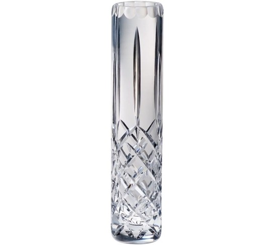 Hand Cut - Mouth Blown - Crystal - Bud Vase - 8" Height - Made in Europe