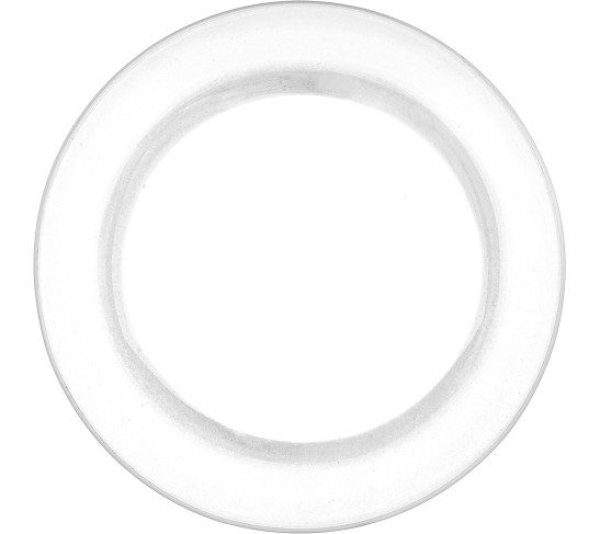 European - Glass - Salad - Dessert - Round - Plate - Artistically Designed - 8.5" Diameter - Set of 6 - Made in Europe