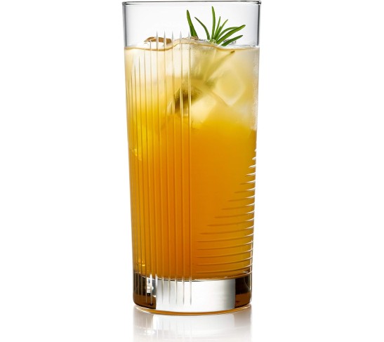 Cut Cocktails Passage Tumbler Glasses, 15.75-ounce, Set of 4