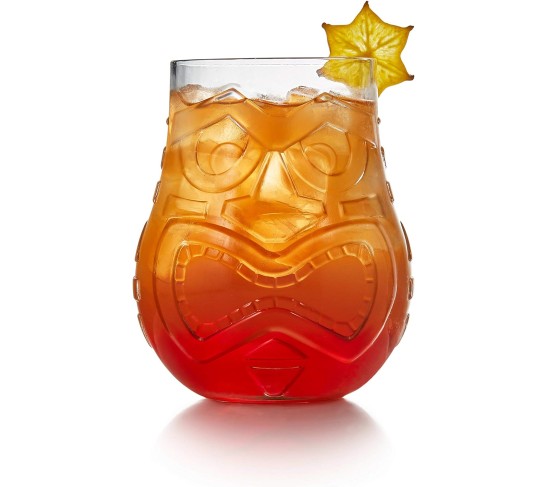 Tiki Split Tumbler Glasses, 15.75-ounce, Set of 4