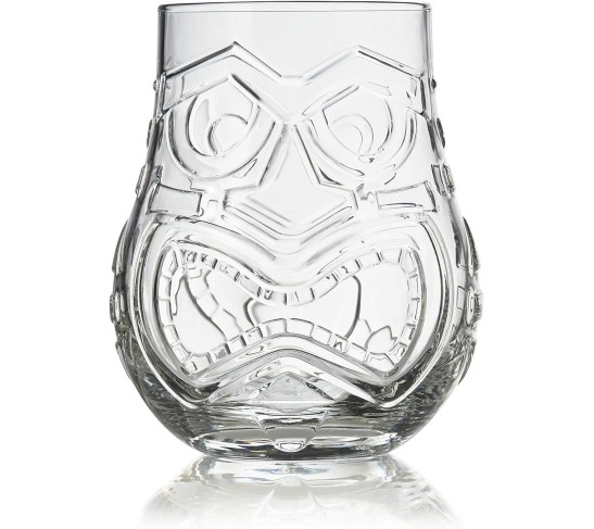 Tiki Split Tumbler Glasses, 15.75-ounce, Set of 4