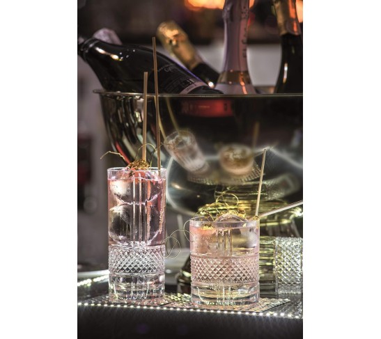 Whiskey Decanter and Glass 7 pc Set - For Whiskey, Liquor, Scotch, Bourbon - Glass Crystal - 29 oz. Square Decanter with 6-12 oz. Double Old Fashioned Tumblers- By Made in Europe