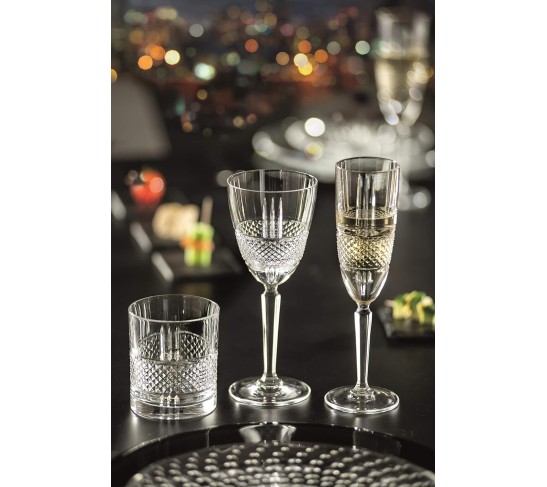 Whiskey Decanter and Glass 7 pc Set - For Whiskey, Liquor, Scotch, Bourbon - Glass Crystal - 29 oz. Square Decanter with 6-12 oz. Double Old Fashioned Tumblers- By Made in Europe