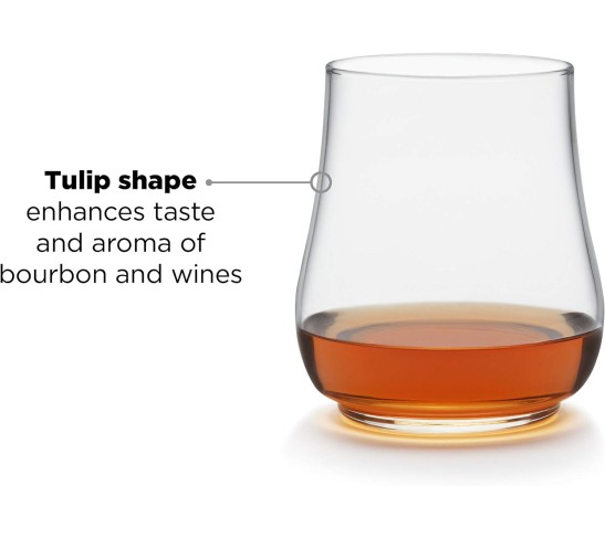 Perfect For Everything Stackable Stemless Glasses, 17-ounce, Set of 6