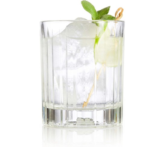 Flashback Double Old Fashioned Glasses, 12-ounce, Set of 4