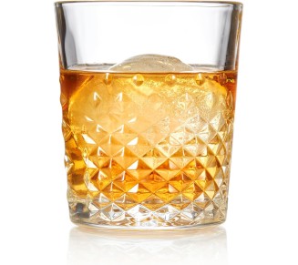 Carats Double Old Fashioned Glasses, 12-ounce, Set of 4