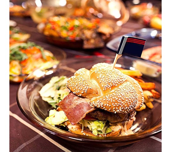 Fashion Transparent Dishes Set,8 Pieces Dinnerware Set,Service for 2 People,High Temperature Resistance Non-toxic,Mugs,Plates and Bowls,Easy to Clean,Amber,Brown (Color : Amber)