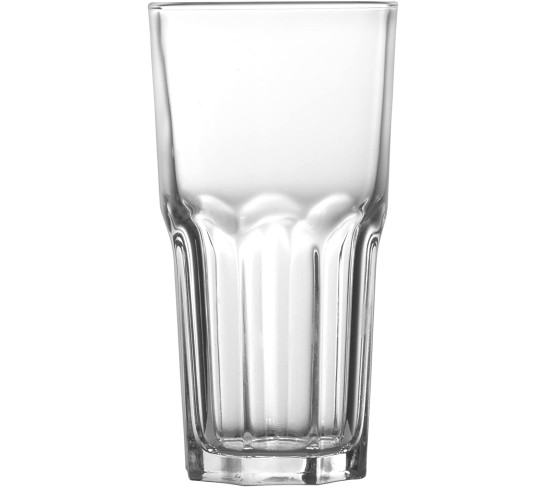 Basics Chez Bistro Everyday 12 Pack Set Glassware Kitchen and Barware Great for: Beer, Cocktails, Water, Juice, Iced Tea, Soft Drinks., Beverage Glass, 14 Ounce