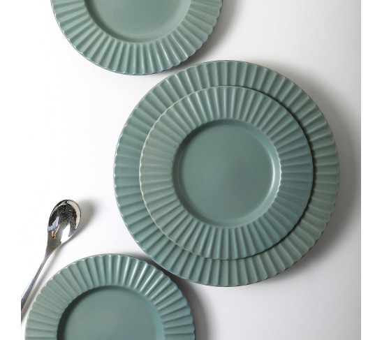 Lusso Stoneware Dinnerware Set, 16-Piece-Service for 4