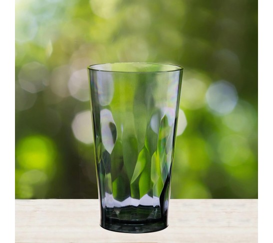 Unbreakable Plastic Drinking Glasses, Set of 6, Shatterproof Drinking Cups, Plastic glass cup,16 oz plastic Tumbler Cups,Dishwasher Safe (Grey)