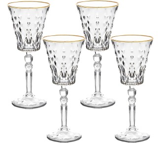 Trends Marilyn Gold Set of 4 White Wine