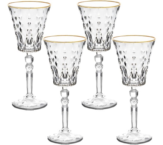 Trends Marilyn Gold Set of 4 White Wine